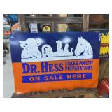 Dr. Hess Poultry & Stock Prep Painted Metal Sign