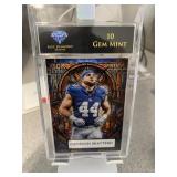 Cam Skattebo Stained Glass Card Graded Gem 10