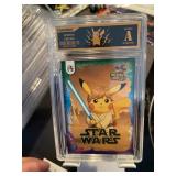 Pokemon Pikachu Star Wars Luke Card  Graded A