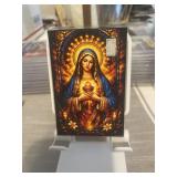 Virgin Mary 1 Grain Silver Bar Card