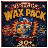 Wax Pack Vintage Mystery-Unsearched Sealed