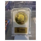 Donald Trump Save America Again Slabbed Gold Coin