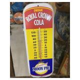 RC & Moon Pie Thermometer Sign Royal Crown Cola