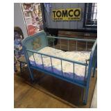 Vintage Metal Baby Bed