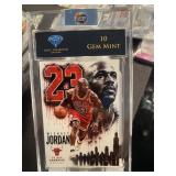 Michael Jordan 6x Champ Driving Graded 10 Card-JG2