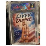 Livvy Dunne #19 1/12 USA 250th Card Graded A