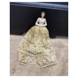 Vintage Cast Iron/Metal Queen Like Doll Doily Dres