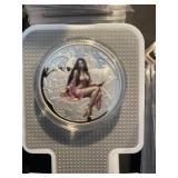 SPRING Sexy Busty Female Character Silver Coin
