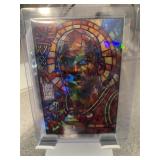 Michael Jordan Stained Glass w/ 1 Grain Silver Bar