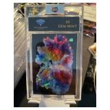 Shohei Ohtani Black Color Blast Card Graded 10