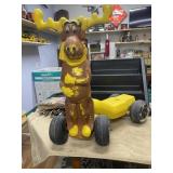 Bullwinkle RARE 1972 Kids Scooter Ride-On EMPIRE