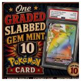 Pokemon Graded 10 Mystery Slabbed Card-Unsearched