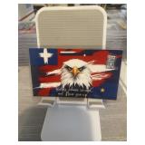 American Bald Eagle 1 Grain Silver Bar Card