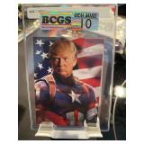 Captain America Donald Trump Card Graded 10
