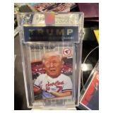 Donald Trump 89 Fleer Ripken Fuck Face Slabbed Car