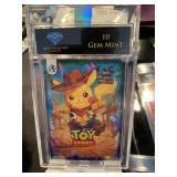 Pokemon Pikachu Toy Story Card Graded 10