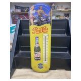 Pepsi-Cola Motorcycles Metal Thermometer sign