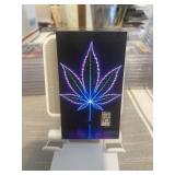 Marijuana 1 Grain Silver Bar Card