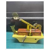 Moon Mullins & Kayo Vintage Wind Up Handcar Toy