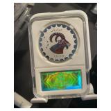 Aries Horoscope Silver Slabbed Coin
