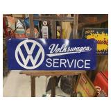 Volkswagen VW Service Painted Metal Sign