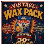 Wax Pack Vintage Mystery-Unsearched Sealed