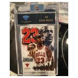 Michael Jordan 4x Titles Cigar Card Graded 10-JG-8
