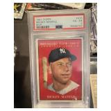 Mickey Mantle 1961 Topps MVP Card Graded PSA 4
