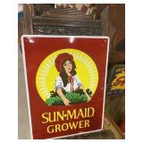 Sun-Maid Raisins Original Mint NOS Metal Sign
