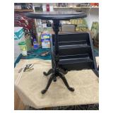 Vintage Very Nice Small Round Wooden Table