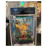 Pokemon Pikachu Jurassic Park Card Graded 10