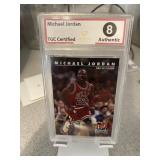 Michael Jordan USA Basketball #40 Card Graded 8
