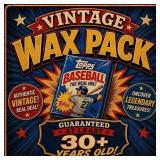 Wax Pack Vintage Mystery-Unsearched Sealed