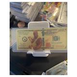 Hulk Hogan Gold Foil $100 Bill-Ripping Shirt