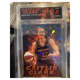 Caitlin Clark FIRE Refractor Card Graded A