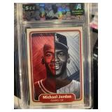 Michael Jordan Half & Half Base Bask Graded A