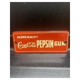 Coca Cola Pepsin Gum Porcelain Door Push Sign