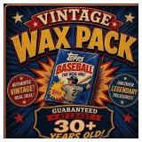 Wax Pack Vintage Mystery-Unsearched Sealed