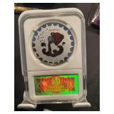 Aquarius Silver Slabbed Coin