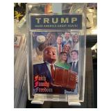 Donald Trump BIBLE Card Slabbed-Faith Family Freed
