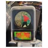 Tiger Woods Gold Coin Black Slab