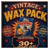 Wax Pack Vintage Mystery-Unsearched Sealed