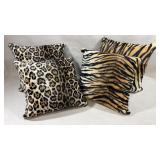 Set of 4 faux fur nettle creek pillows