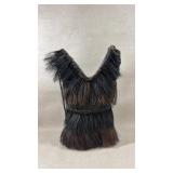 Vtg Ifugao Hunters Backpack Raincoat Philippines