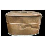 Antique Farmhouse Copper Boiler with lid