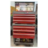 2pc CRAFTSMAN 6 Drawer Rolling Tool Chest