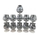 Queen Lace Crystal Brandy Snifter, African C