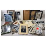 Large lot of vtg/antique black and white photos