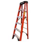 WERNER 6 Foot Fiberglass Ladder