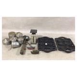 Vtg Coca Cola Bottle Openers,Cast Iron Pans,